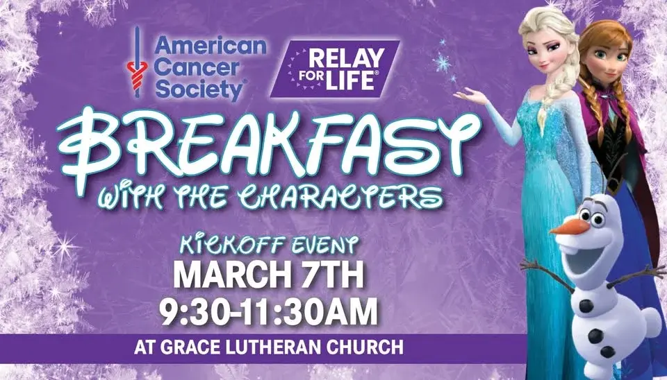Breakfast with the Characters Relay For Life Yorktown Kick Off 