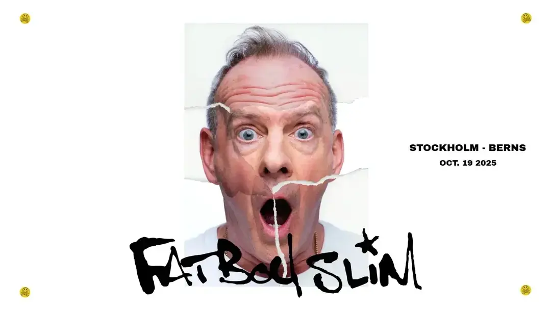 (Sold Out!) Fatboy Slim x Berns – Houselegend på The Ballroom! 🎶🔥