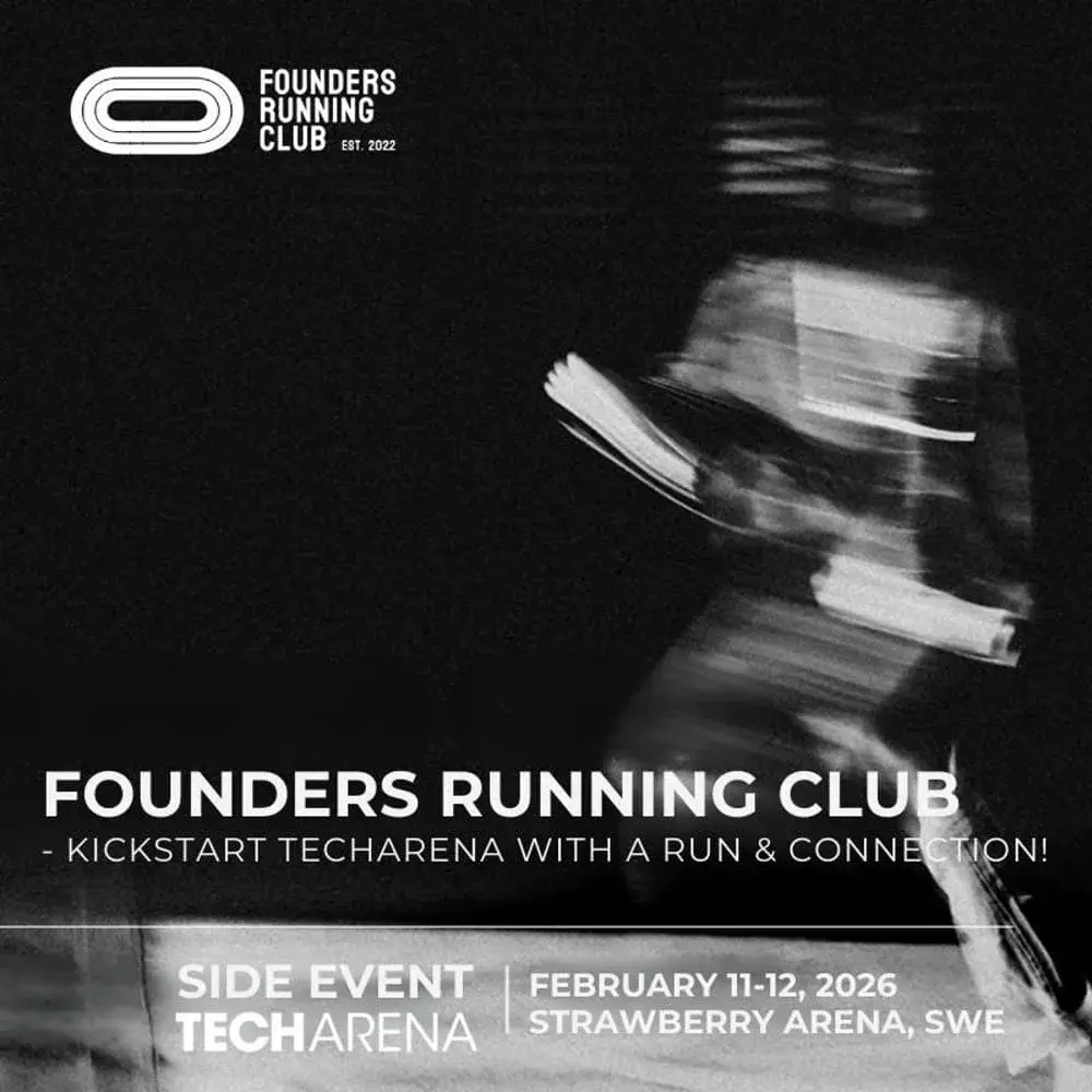 Founders Running Club – Kickstart Techarena with a Lunch Run & Network!
