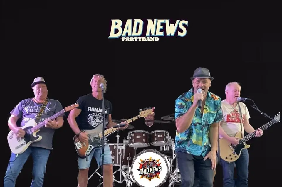 Rock, Räk & Tacokryssning med Bad News Partyband