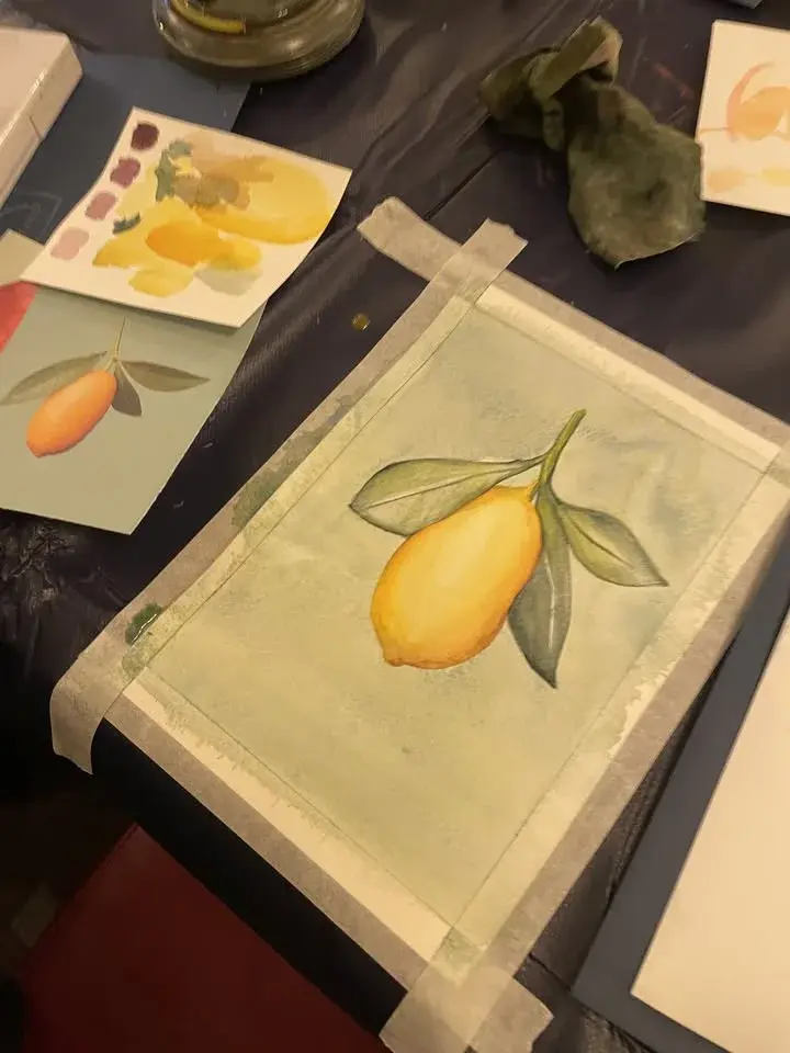 Beginners Watercolour Class - Victoria London