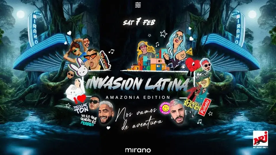 INVASION LATINA - SAT 07/02 - MIRANO