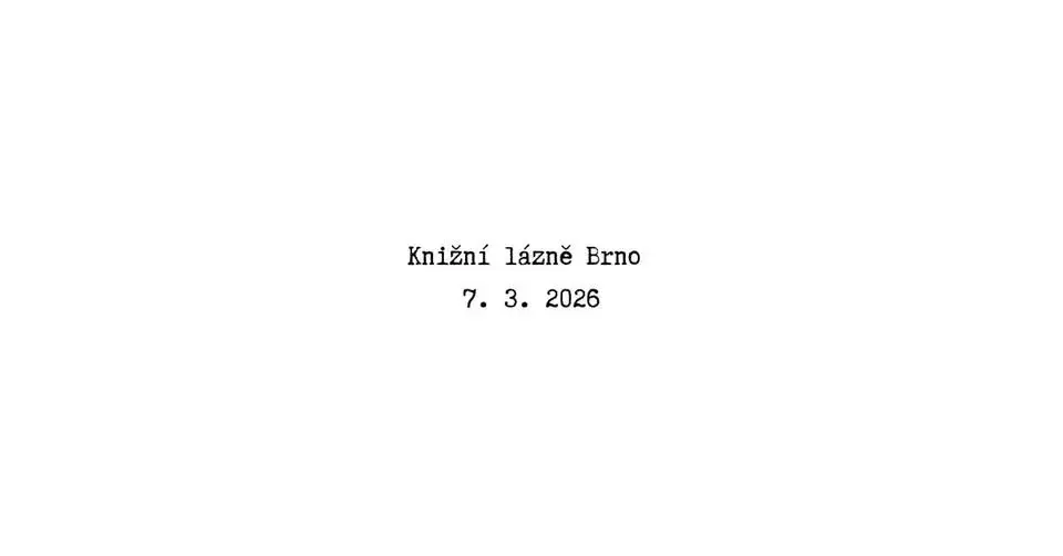 Knižní lázně Brno 2026