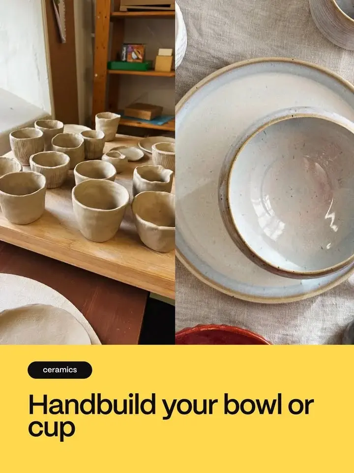Ceramics workshop: handbuild your bowl or cup (stockholm)