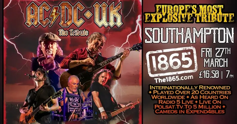 AC/DC UK | SOUTHAMPTON 🏴󠁧󠁢󠁥󠁮󠁧󠁿 The 1865!
