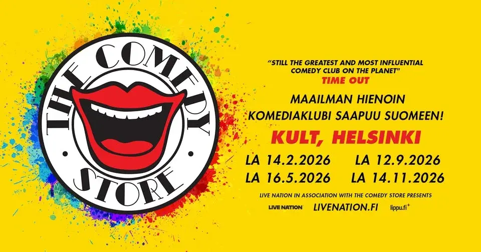 The Comedy Store (UK), KULT, Helsinki 16.5.2026