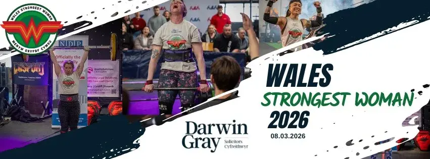 Wales Strongest Woman 2026 powered by Darwin Gray LLP