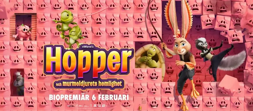 Hopper och murmeldjurets hemlighet (50kr per biljett och popcorn ingår, alltid)