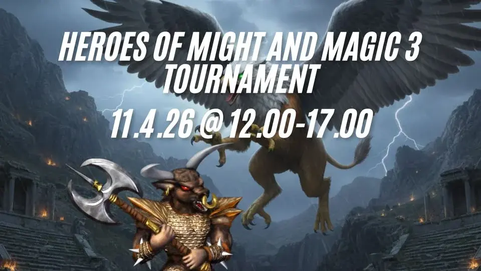 Heroes of might and magic 3 tournament - Helsinki 11.4.2026