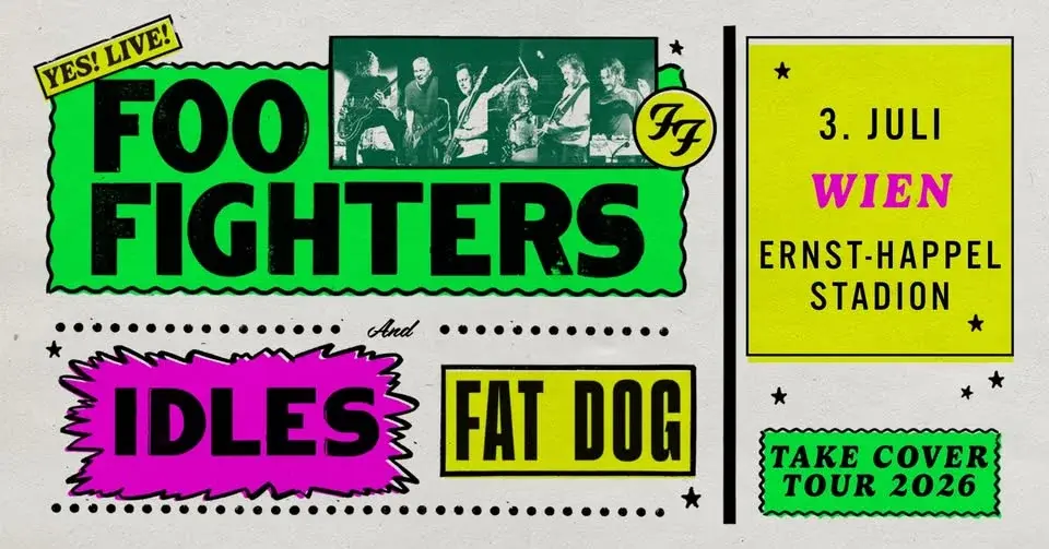 Foo Fighters • TAKE COVER TOUR 2026 • Vienna