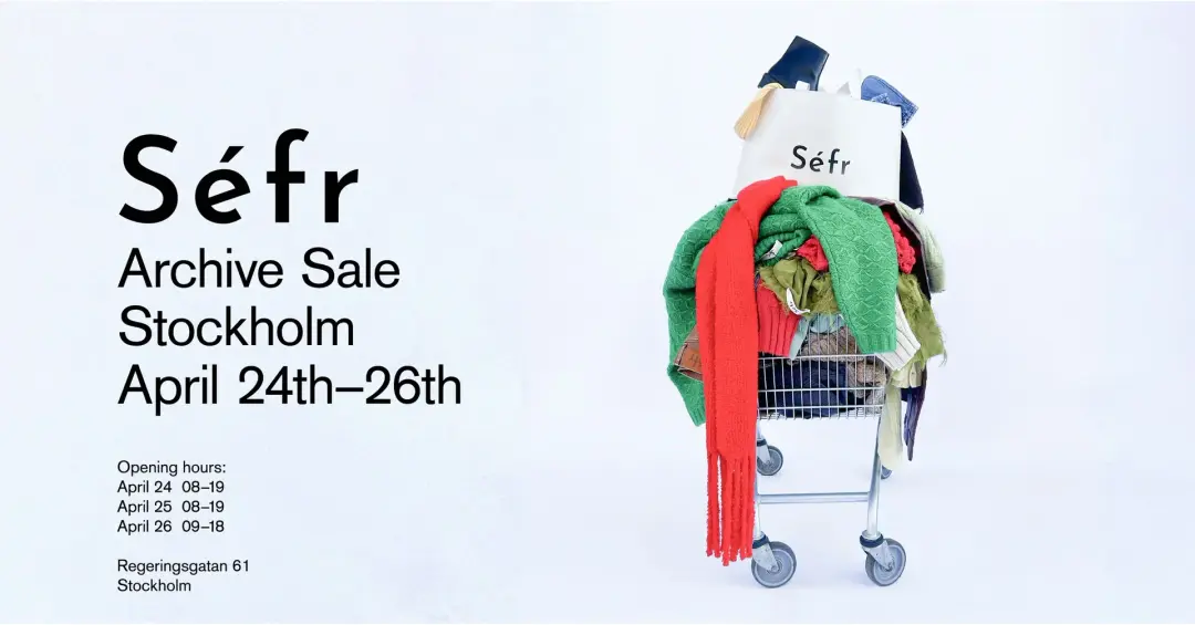 Séfr Archive Sale – 24 april