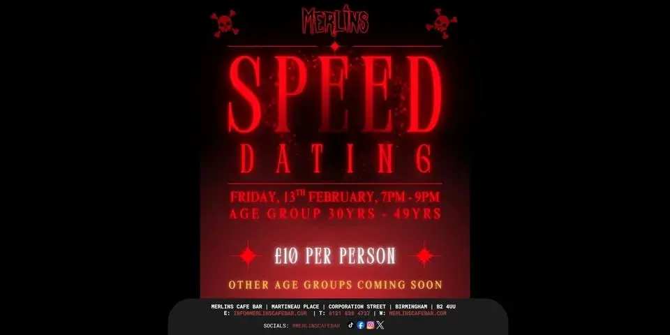 Merlin's Alternative Speed Dating Event
