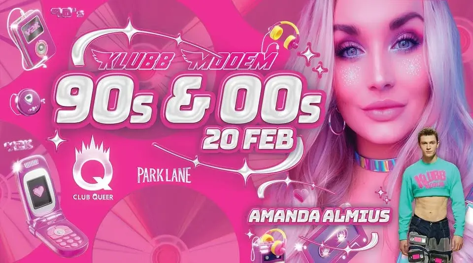 90s & 00s 📀 Y2K 👄 Flashback Friday 20 FEB ⚡ Club Queer • Park Lane