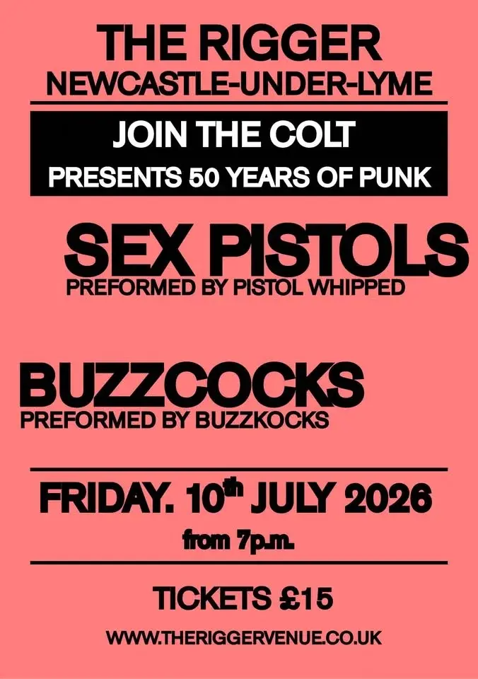 Join the Colt presents: 50 Years of Punk w/ Pistol Whipped & Buzzkocks!!!