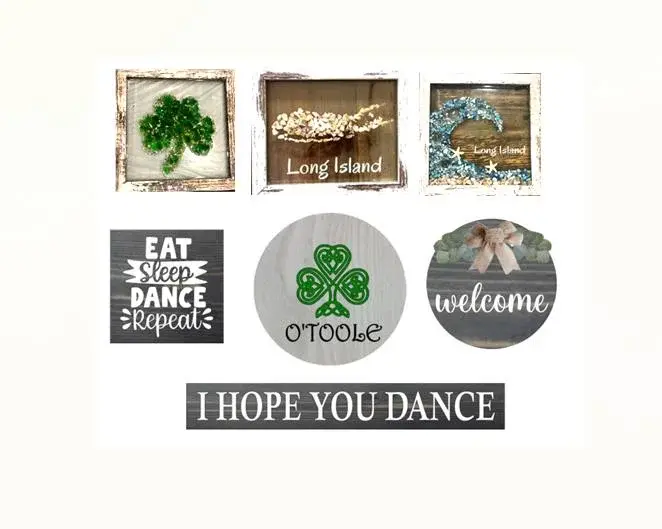 Spring Wood Sign & Beach Glass Craft Workshop 5678 Dance Co. Fundraiser-Miller's Ale House Levittown