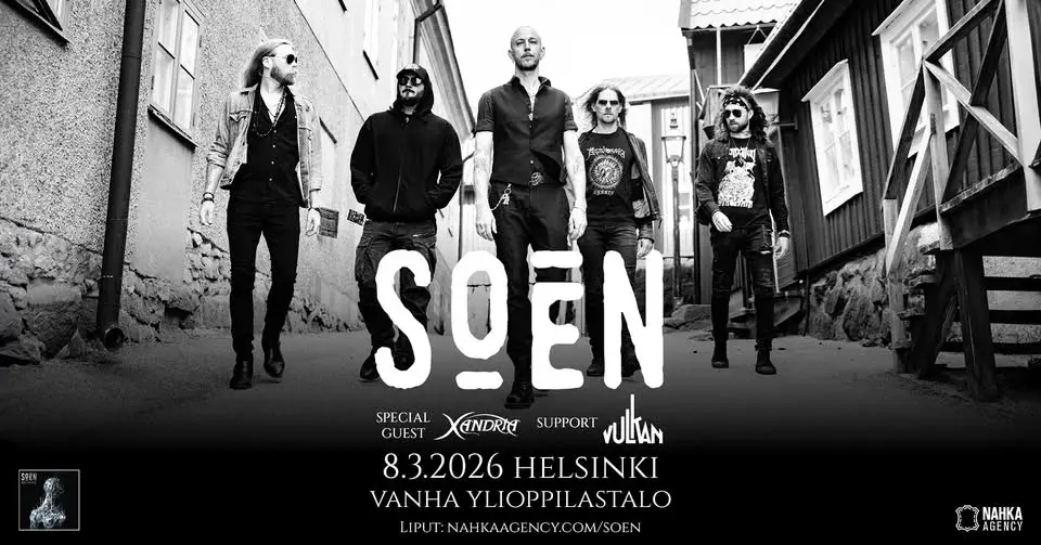 SOEN (SWE) // Vanha Ylioppilastalo, Helsinki // su 8.3.2026