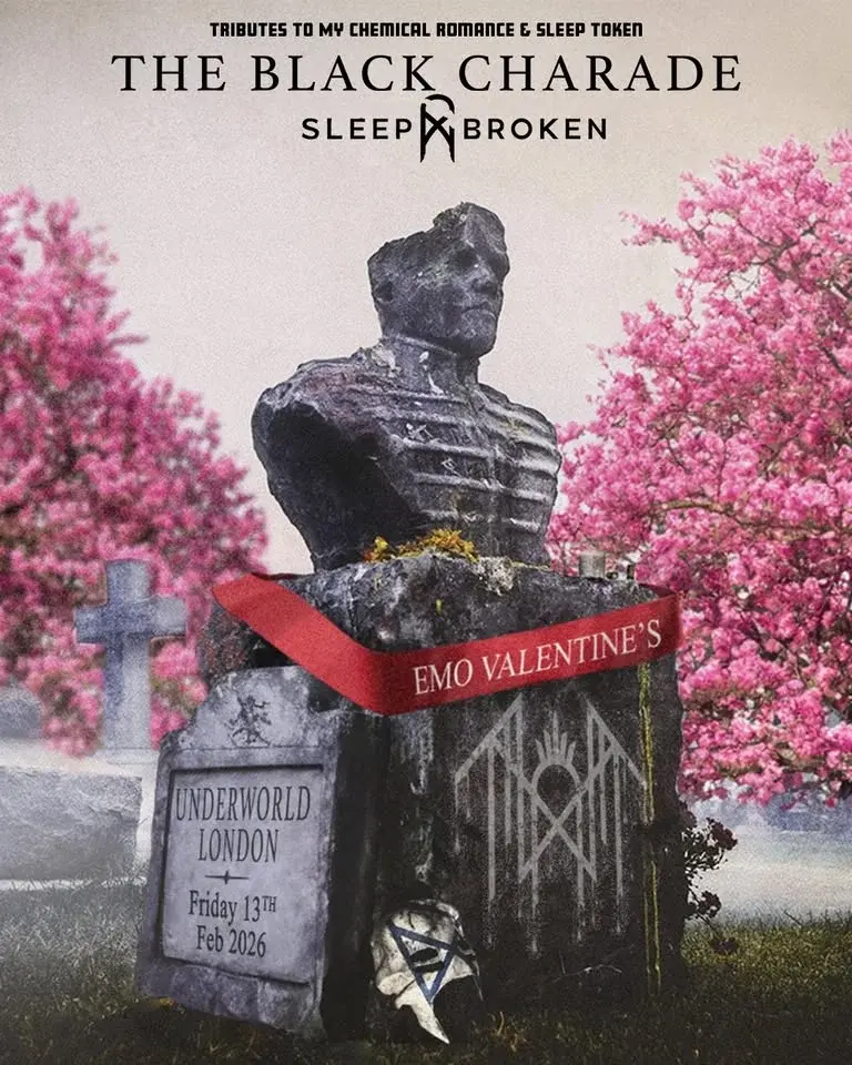 THE BLACK CHARADE // SLEEP BROKEN - EMO VALENTINES BALL