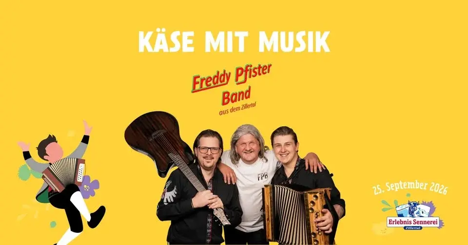 KÄSE MIT MUSIK - FREDDY PFISTER BAND 2026