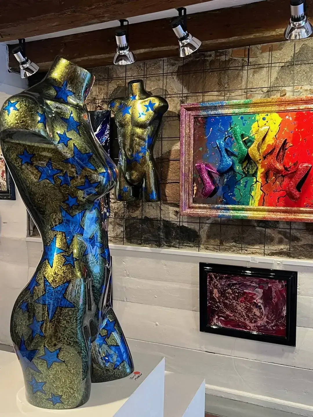 Konstnär Richard Klarby på Pride Park 🎨🌈