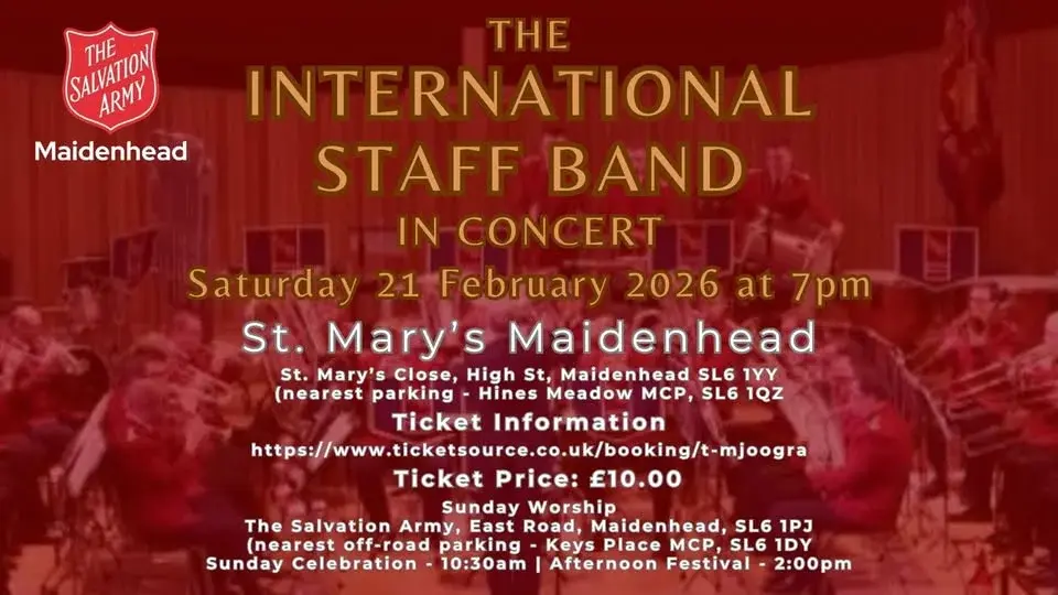 The International Staff Band in Concert in Maidenhead