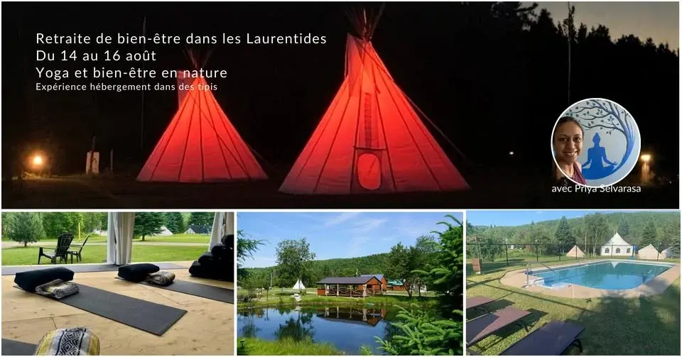 Retraite de bien-être en nature dans les Laurentides - 14 au 16 août 