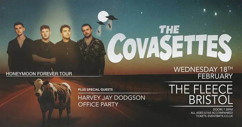 The Covasettes at The Fleece, Bristol - Wed 18th Feb 2026