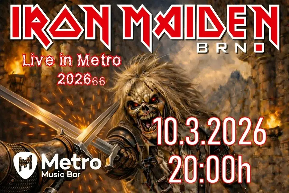 Iron Maiden Brno - Live in Metro 2026
