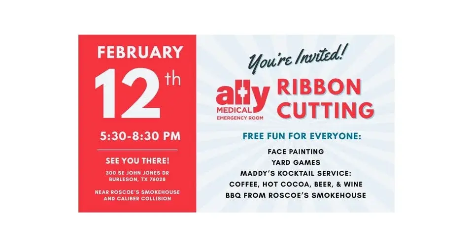 Ally Medical ER Burleson Ribbon Cutting