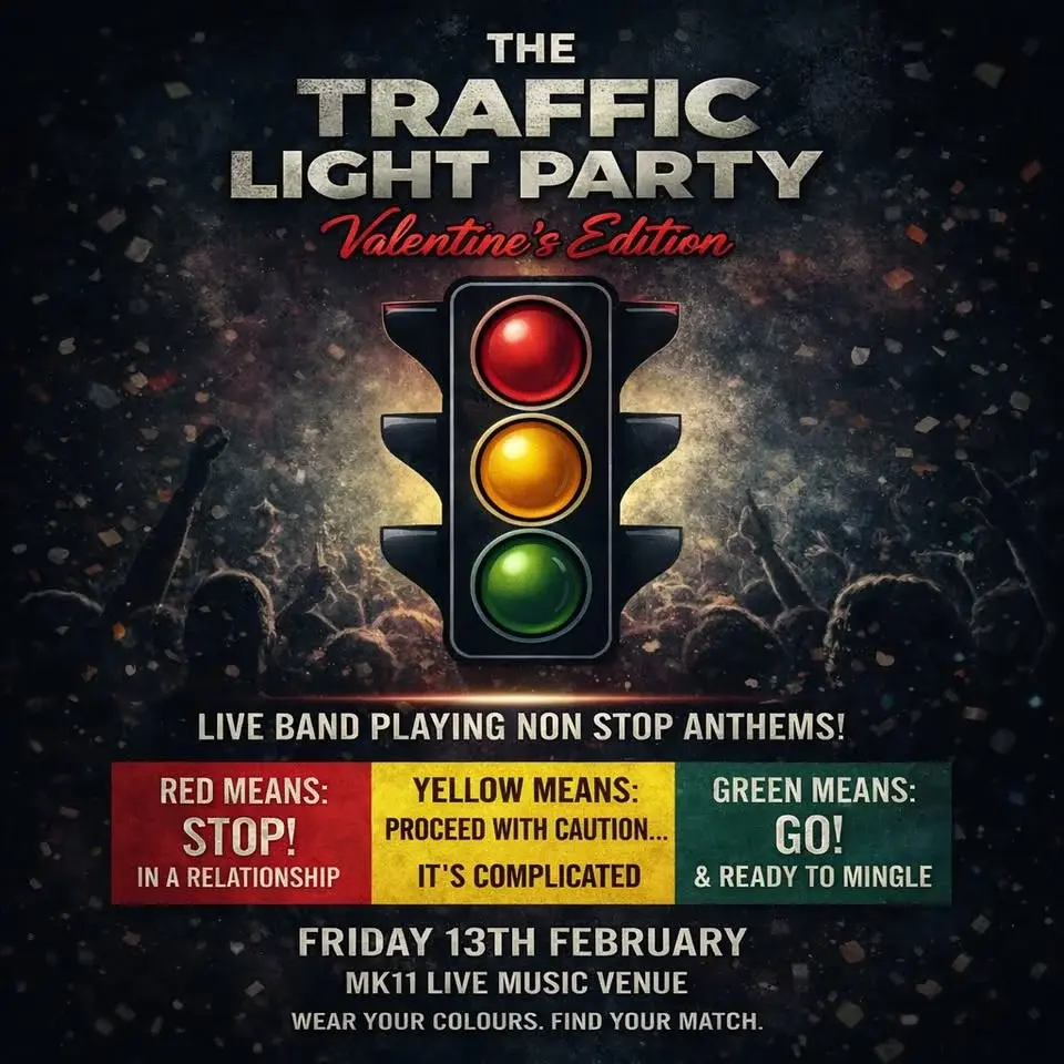 Traffic Light Party @ MK11 with Live Band (Stickers Provided!)