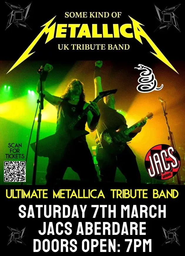 Some Kind Of Metallica (Metallica Tribute Band) @ Jacs Aberdare
