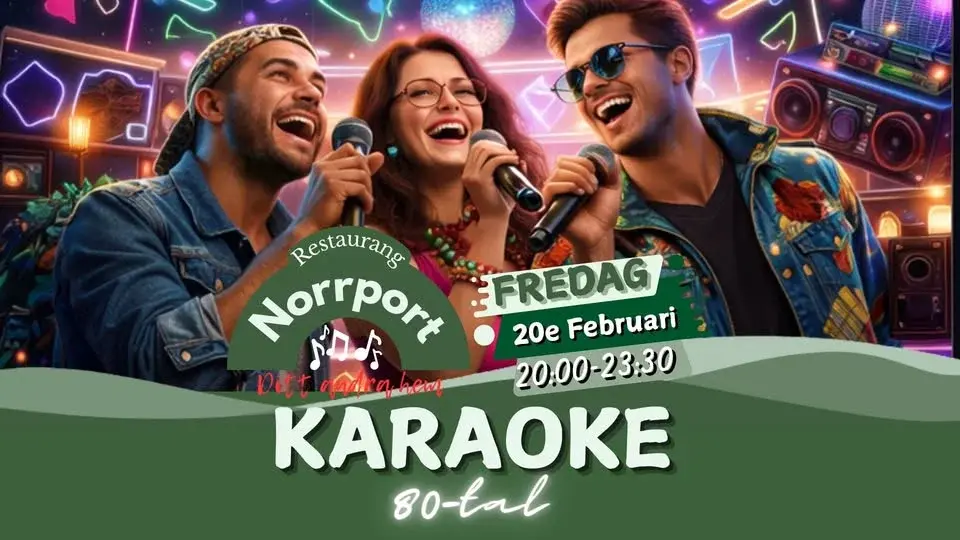 Karaoke på Norrport – 80-tal