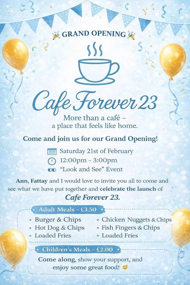 Grand Opening of cafe Forever 23
