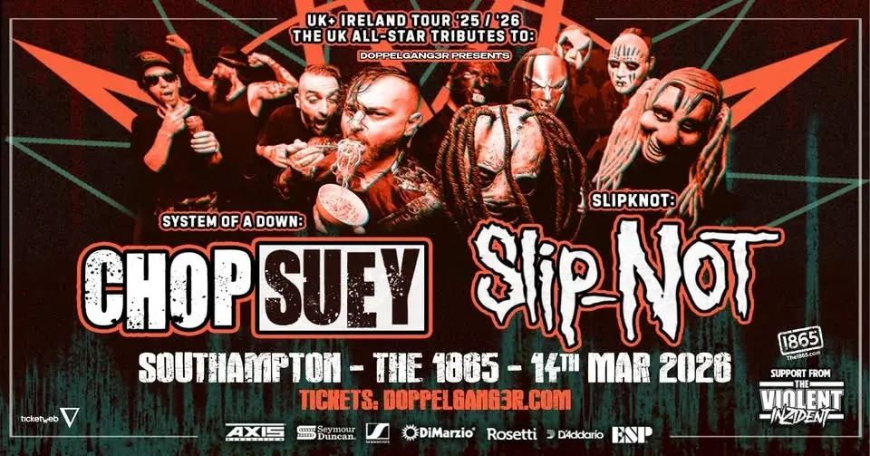 Chop Suey + Slip-Not LIVE at The 1865!