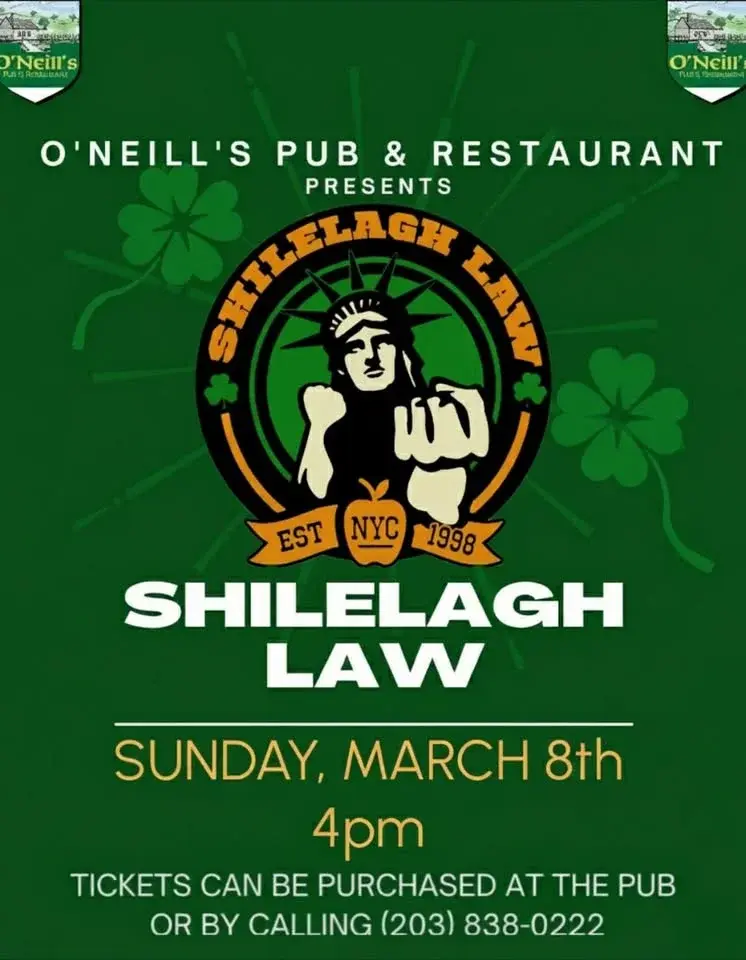 Shilelagh Law at O'Neill's in S. Norwalk