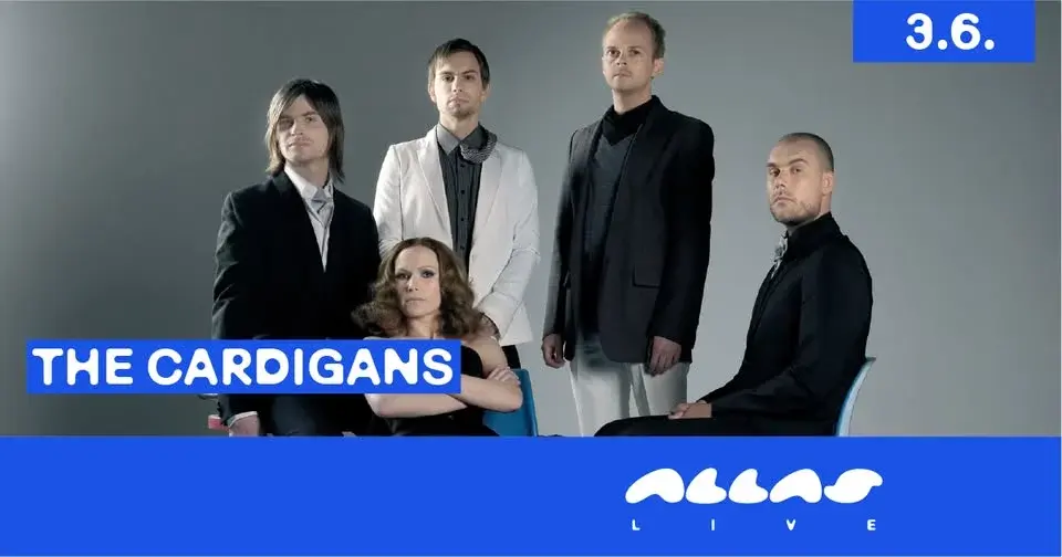 The Cardigans (SE), Allas Live, Helsinki 3.6.2026
