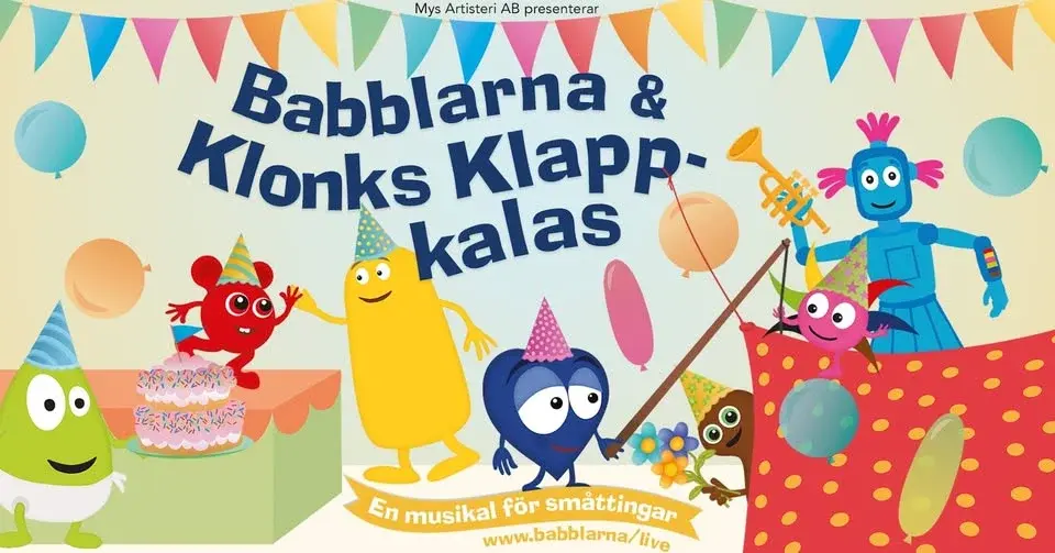 Babblarna & Klonks Klapp-kalas - Södertälje