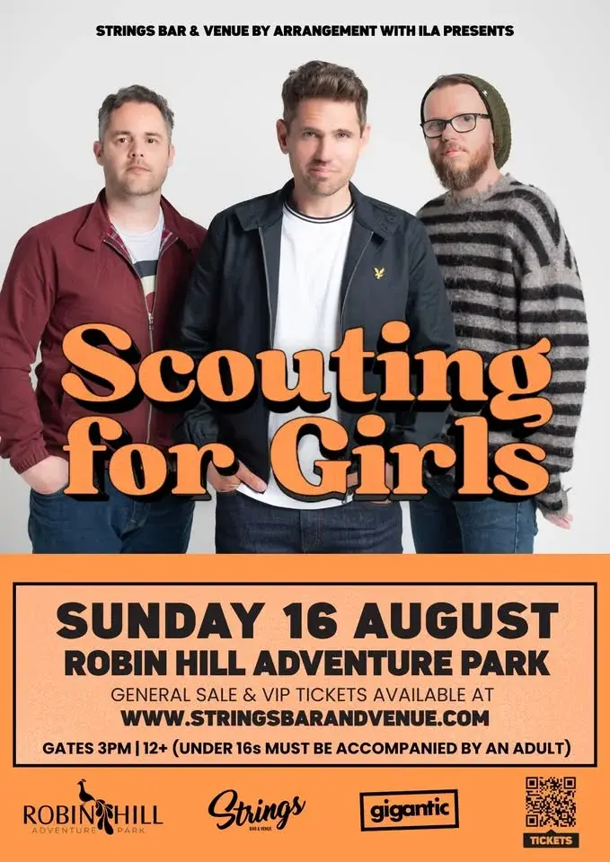 Scouting For Girls Live at Robin Hill Adventure Park