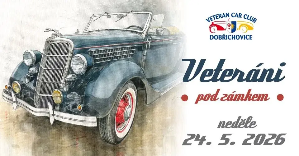 Veteráni pod zámkem v Dobřichovicích 2026