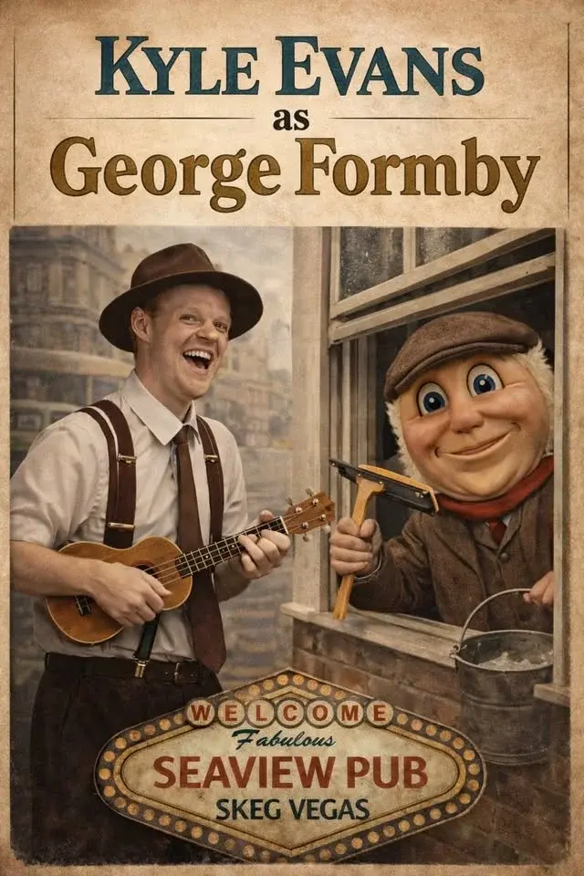 Kyle Evans as George Formby
