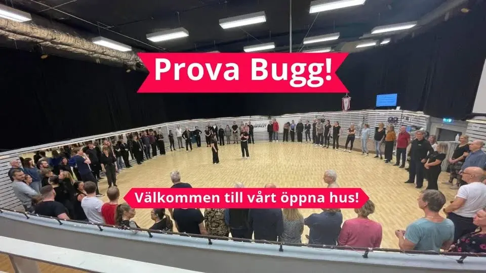 Öppet Hus med prova-på-bugg med efterföljande socialdans