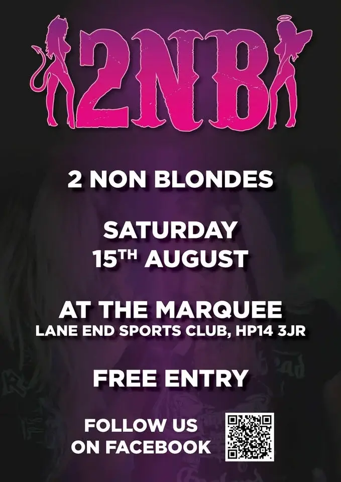 🎸 LIVE MUSIC ALERT: 2 NON BLONDES & DAVE DUNBAR! 🎸Clear your calendars for Saturday, 15th August! 