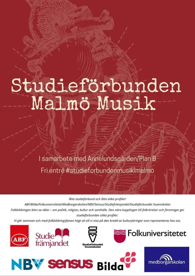 Studieförbunden i Malmö presenterar: Kollasuyo/Magda Dola & Luigi Finca Duo/Yellowbrenda. 4/2