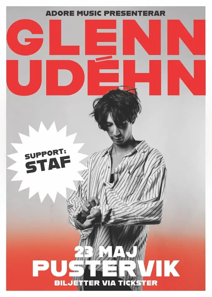 Indiekväll med Glenn Udéhn + Staf på Pustervik