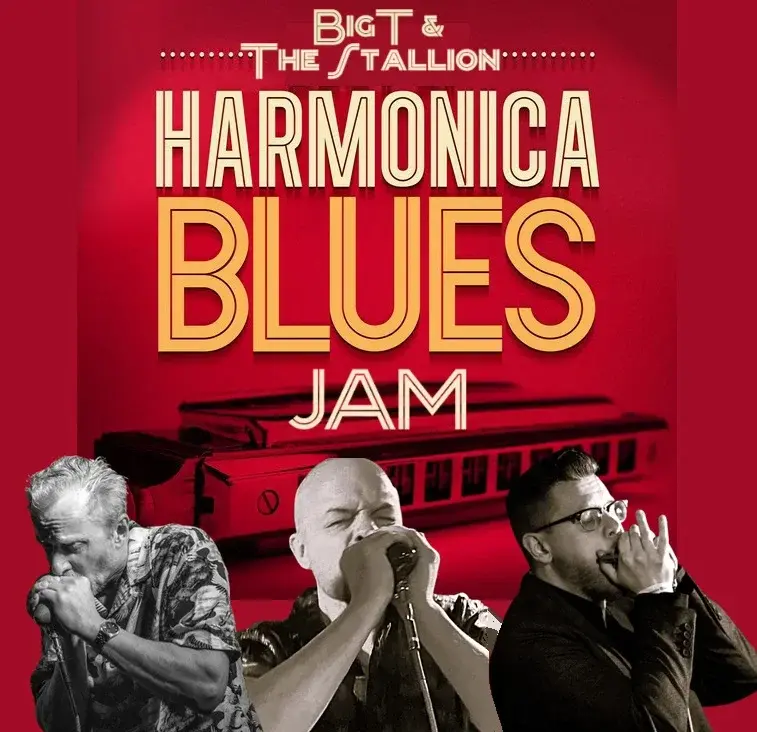 đ¶ Munspelsfest: BigT & The Stallion Blues Harmonica Jam pĂ„ Stampen đ€