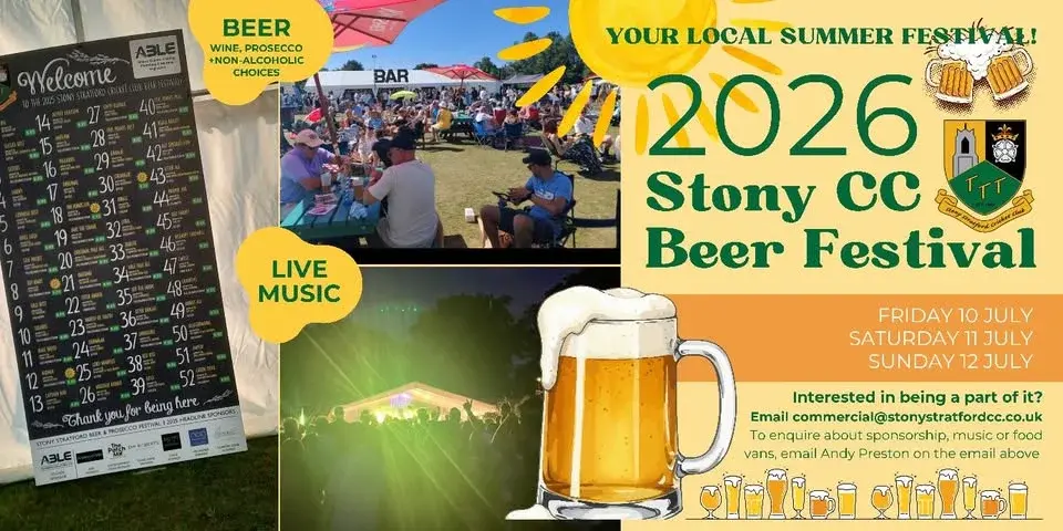 Stony Stratford CC Beer Festival 2026