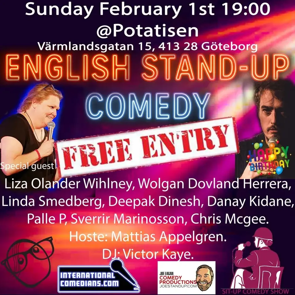 English Stand-up Comedy.
