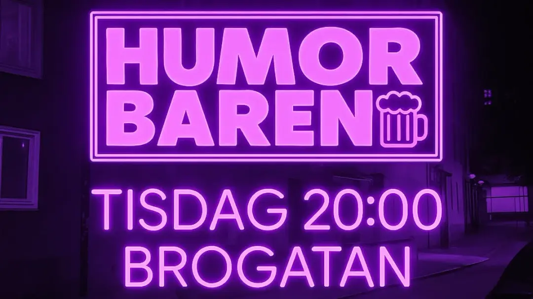 Humorbaren 28/4 TEMA - Jag vill ju inte vara den som är den men...