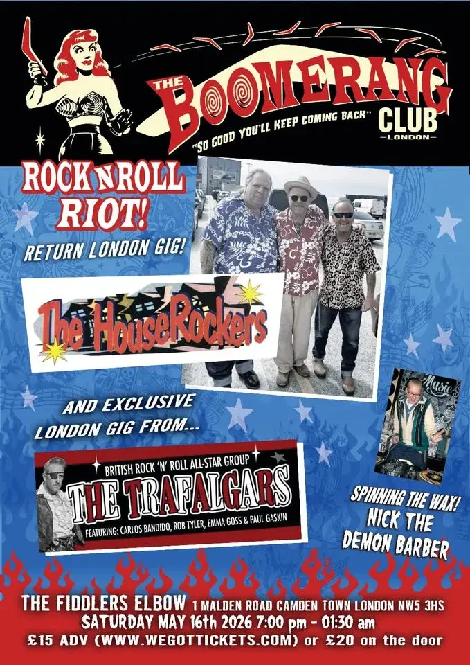 Boomerang Club-Rock 'N' Roll Riot!