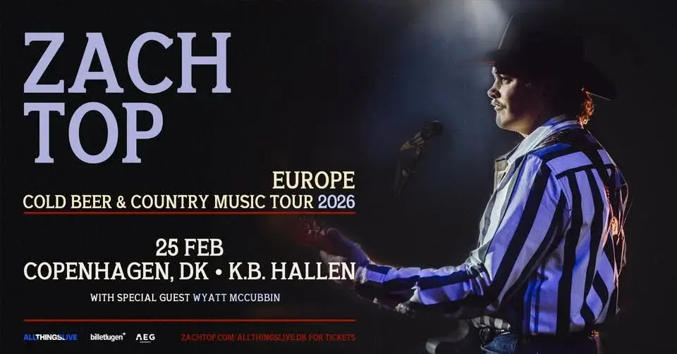 Zach Top - K.B. Hallen - 25. februar