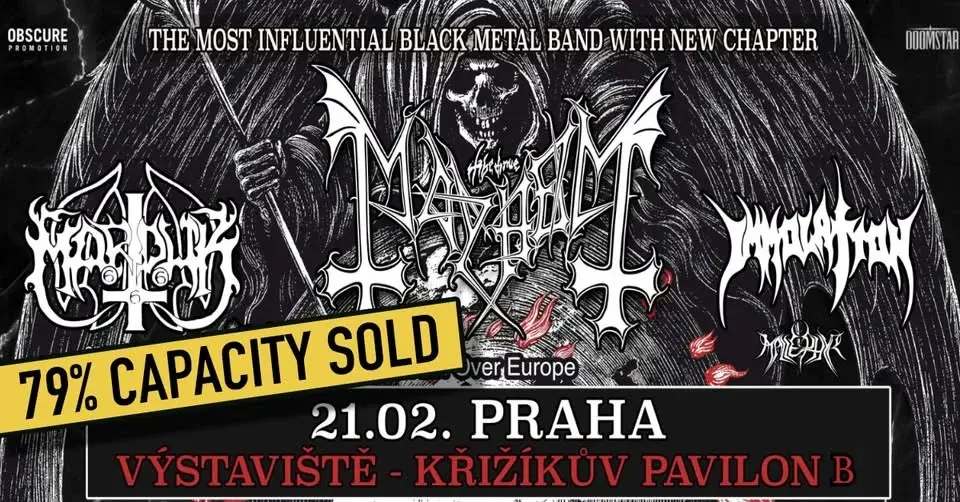 MAYHEM, MARDUK, IMMOLATION, INFERNO, MALLEPHYR - Praha